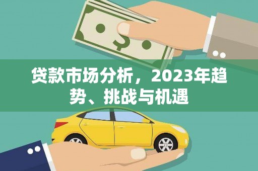 新邱贷款市场分析，2023年趋势、挑战与机遇