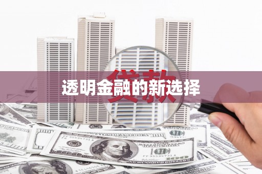 新邱透明金融的新选择