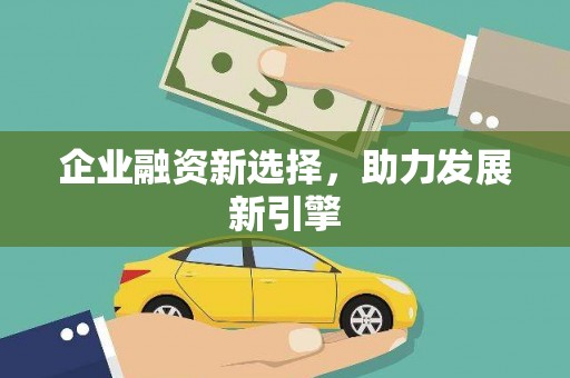 新邱企业融资新选择，助力发展新引擎
