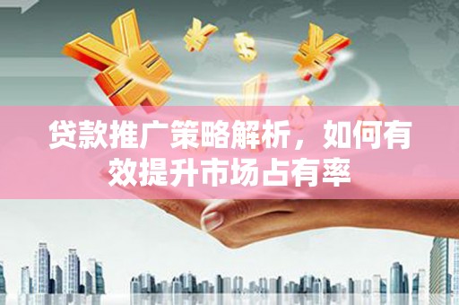 新邱贷款推广策略解析，如何有效提升市场占有率