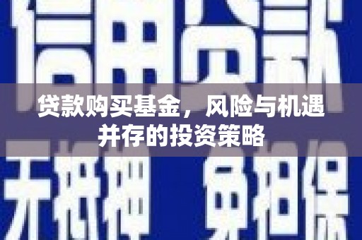 新邱贷款购买基金，风险与机遇并存的投资策略