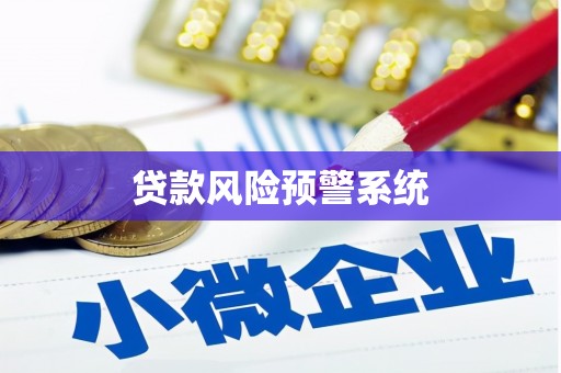 新邱贷款风险预警系统