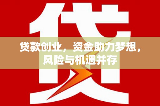 新邱贷款创业，资金助力梦想，风险与机遇并存