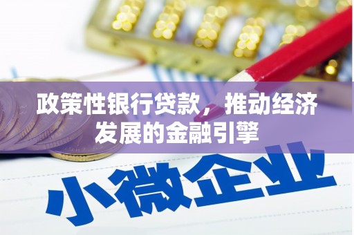 新邱政策性银行贷款，推动经济发展的金融引擎