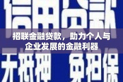 新邱招联金融贷款，助力个人与企业发展的金融利器
