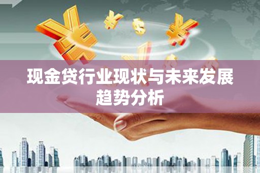 新邱现金贷行业现状与未来发展趋势分析