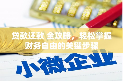 新邱贷款还款 全攻略，轻松掌握财务自由的关键步骤