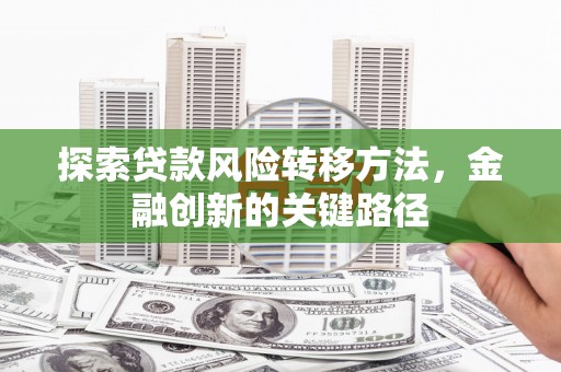 新邱探索贷款风险转移方法，金融创新的关键路径
