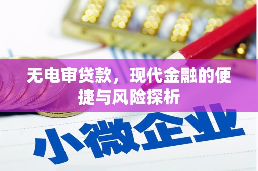 新邱无电审贷款，现代金融的便捷与风险探析