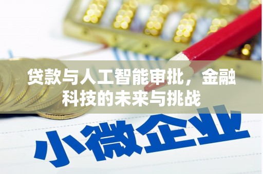 新邱贷款与人工智能审批，金融科技的未来与挑战