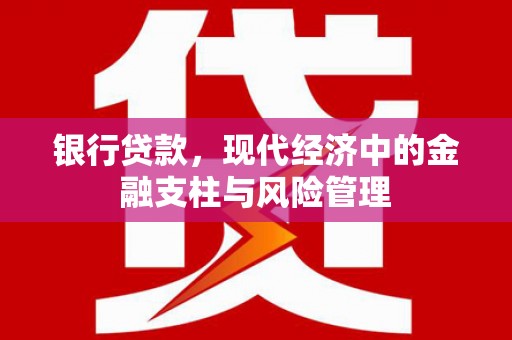 新邱银行贷款，现代经济中的金融支柱与风险管理