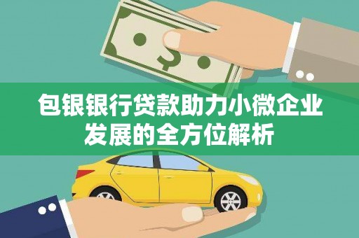 新邱包银银行贷款助力小微企业发展的全方位解析