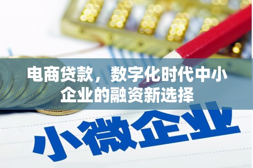 新邱电商贷款，数字化时代中小企业的融资新选择