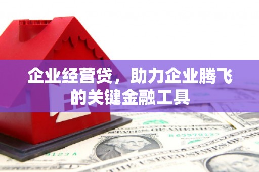 新邱企业经营贷，助力企业腾飞的关键金融工具