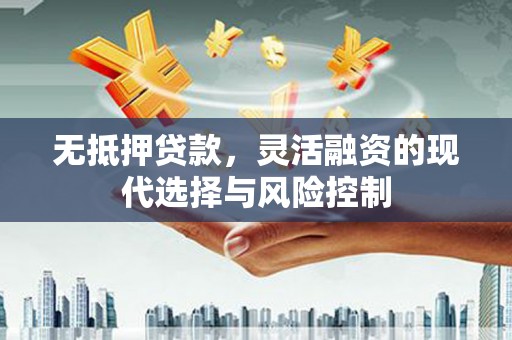 新邱无抵押贷款，灵活融资的现代选择与风险控制