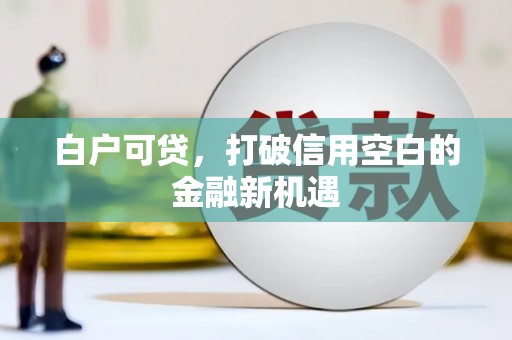 新邱白户可贷，打破信用空白的金融新机遇