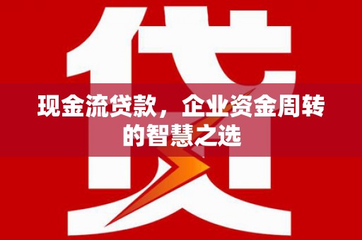 新邱现金流贷款，企业资金周转的智慧之选