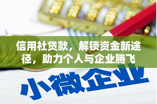 新邱信用社贷款，解锁资金新途径，助力个人与企业腾飞