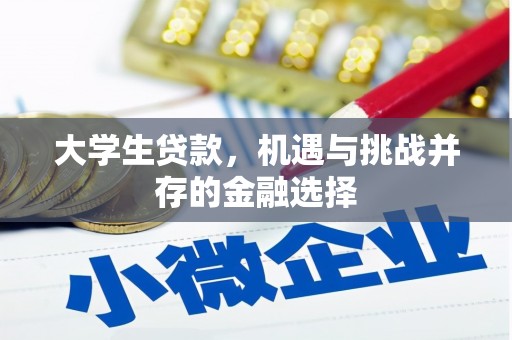 新邱大学生贷款，机遇与挑战并存的金融选择