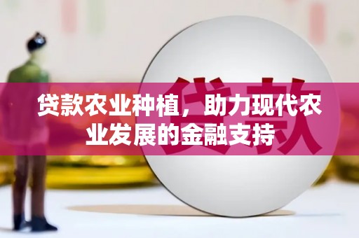 新邱贷款农业种植，助力现代农业发展的金融支持