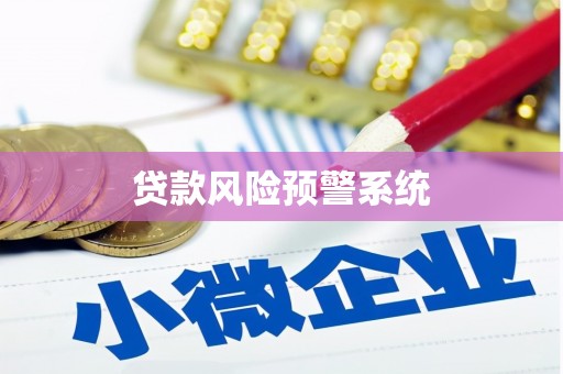 新邱贷款风险预警系统